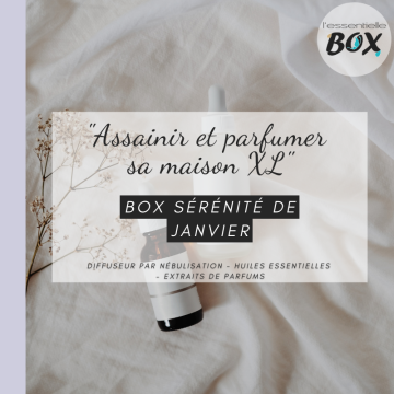 L'Essentielle Box du mois : Janvier - Assainir et parfumer sa maison XL