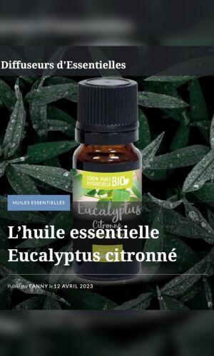 Article : L'huile essentielle Eucalyptus citronné